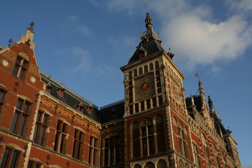 Gare d'Amsterdam (Pays-bas)