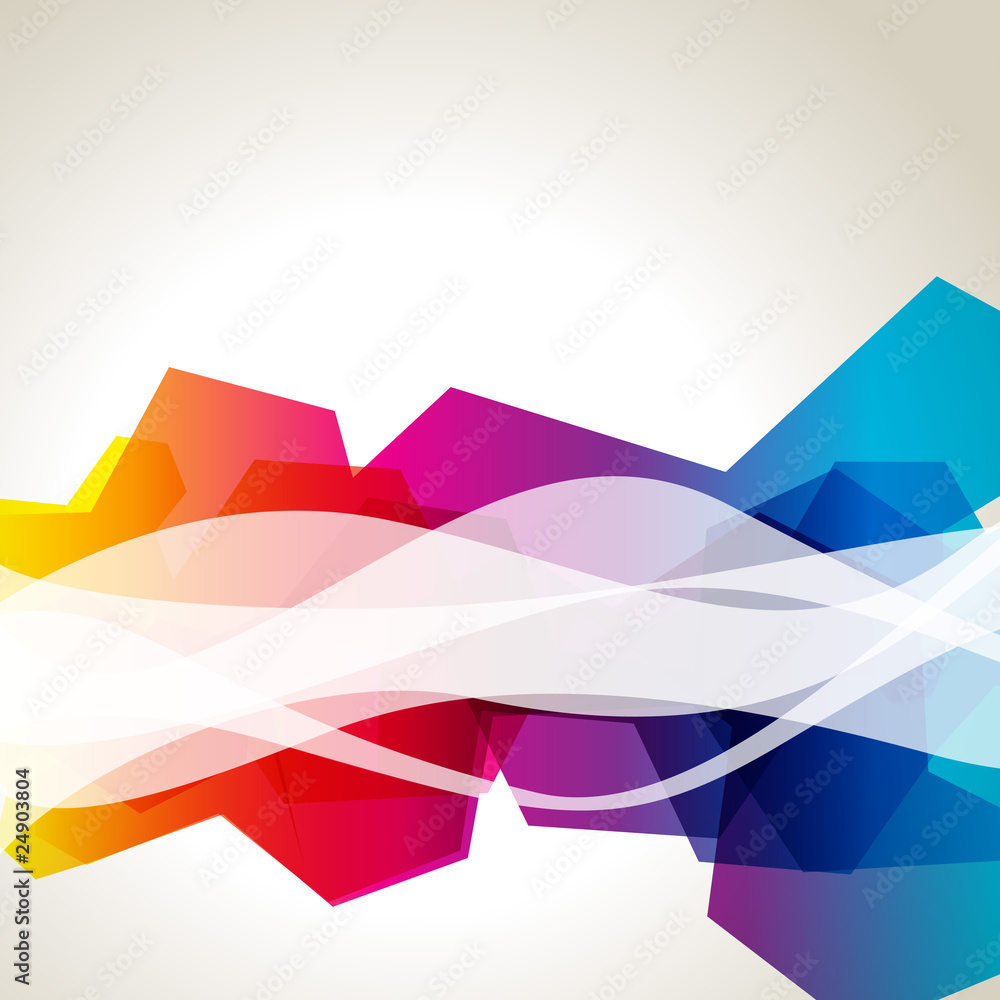 Sticker vector abstract background