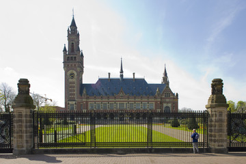 Fototapeta na wymiar International Court of Justice, The Hague, Netherlands
