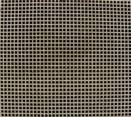 Fototapeta premium close view of a metal ventilation shaft grid