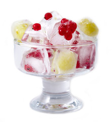 Berry in ice