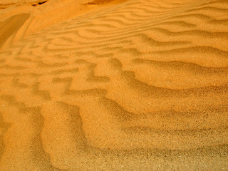 sand pattern in desert