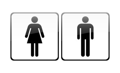 Fototapeta na wymiar Male and female sign vector