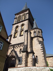 Fototapeta na wymiar St. Sylvestri Kirche Wernigerode