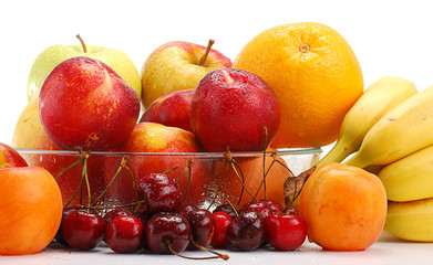Fototapeta na wymiar Composition with fruits