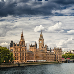 Fototapeta na wymiar Houses of Parliament, London.