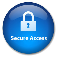 SECURE ACCESS Web Button (internet security session padlock icon
