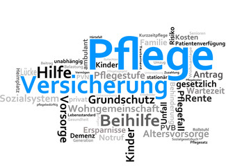 Fototapeta premium Pflegeversicherung