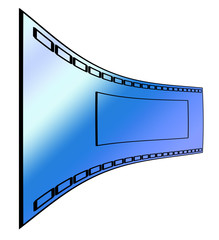 film strip as background