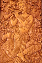 art carving, Lao P.D.R.