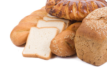 isolated set of bread