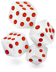 Four dices for dribbling