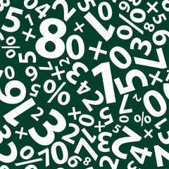 Seamless number background