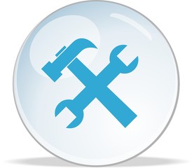 Obraz premium bouton réparation