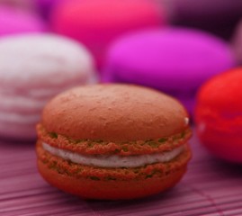 Macarons aux fruits rouges