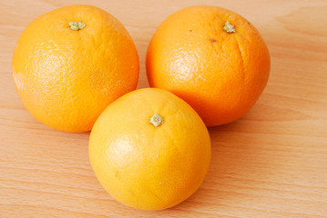 Three oranges