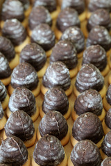 Czech Christmas and wedding cookies in shape of beehives