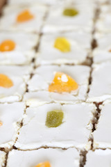 Czech Christmas and wedding lemon cookies with eggwhite glaze