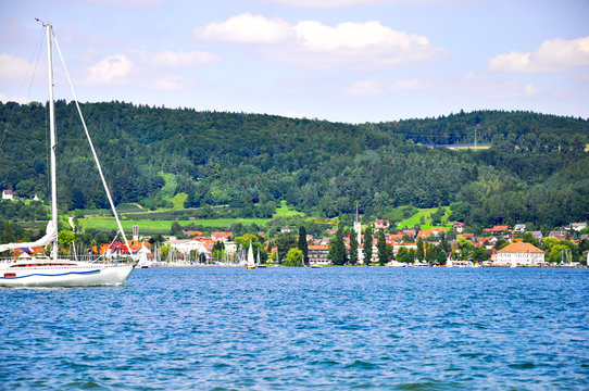 Segelboot am Bodensee