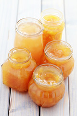 yellow fruits jam