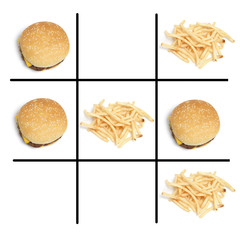 Hamburger and Chips