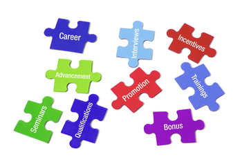 Obraz premium Jigsaw Puzzle Pieces