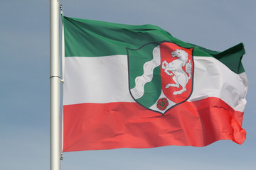 Naklejka na ściany i meble NRW Flagge