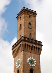 Fototapeta na wymiar Wieża ratuszowa w Fuerth