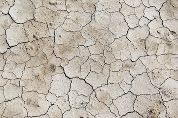 Broken dry clay texture