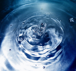 detail of water drops