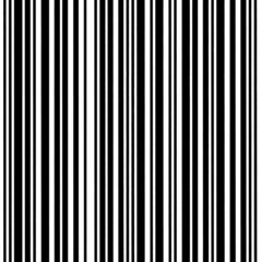 Large Black Barcode Vertical Background Macro Closeup, Isolated On White