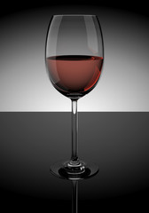 Verre de vin rosé 1