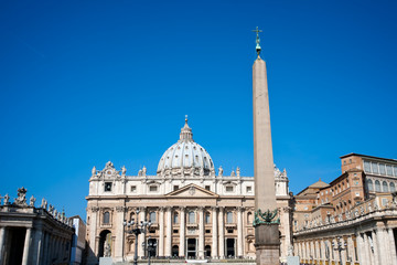 Fototapeta na wymiar Plac Świętego Piotra, Watykan