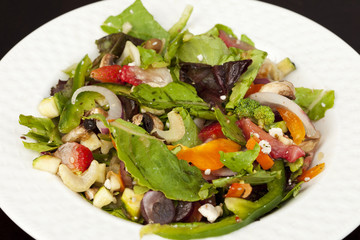 Delicious Mixed Vegetable and Fruit Salad