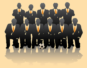 Naklejka premium Business team