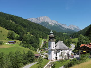 Fototapeta na wymiar Bayern, Oberbayern, Maria Gern, Kirche