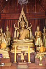 buddha image, Wat Phu Khao, Sahassakhan, Kalasin