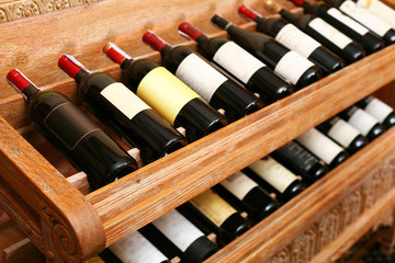 Closeup shot of cellar