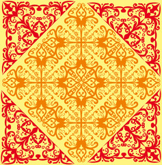 red and golden abstract background