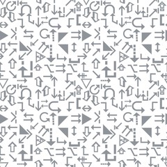 Seamless arrow pattern