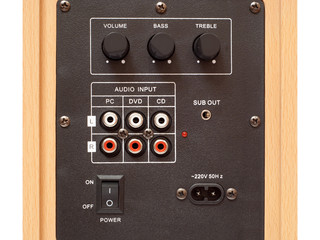 Fototapeta premium audio input panel