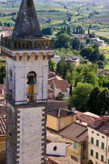Vista di Vinci dalla torre del castello dei conti Guidi