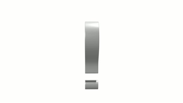 Fragezeichen - Silber