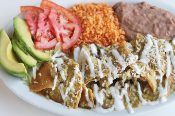 Chilaquiles - Mexican Plate