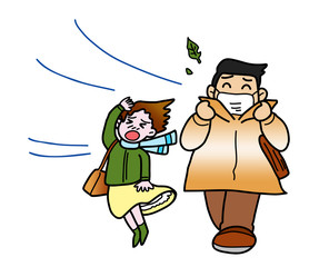 木枯らし-冬到来