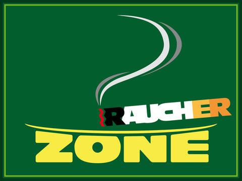 schild raucherzone