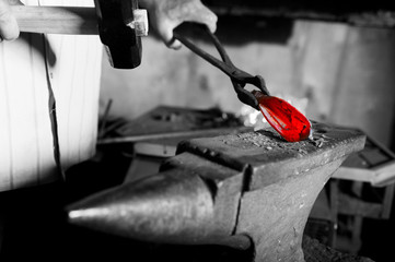 decorative element of iron