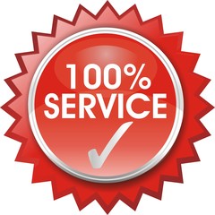 bouton 100 % service