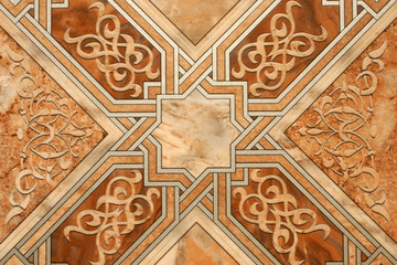 Detailed image of a linoleum