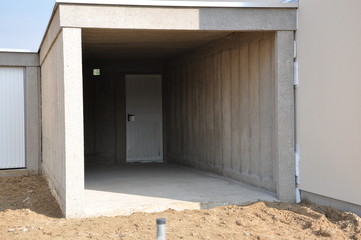 Garage, Baustelle